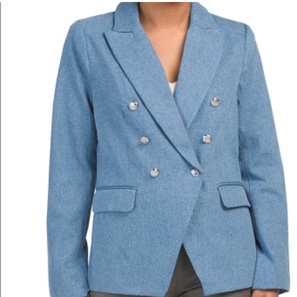 Maison 500 Jean Blazer Size M - Picture 1 of 3